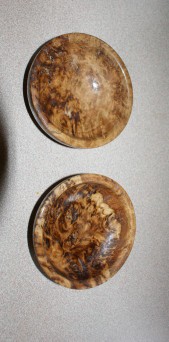 The top burr oak dish won a highly commended certificate for Geoff Christie